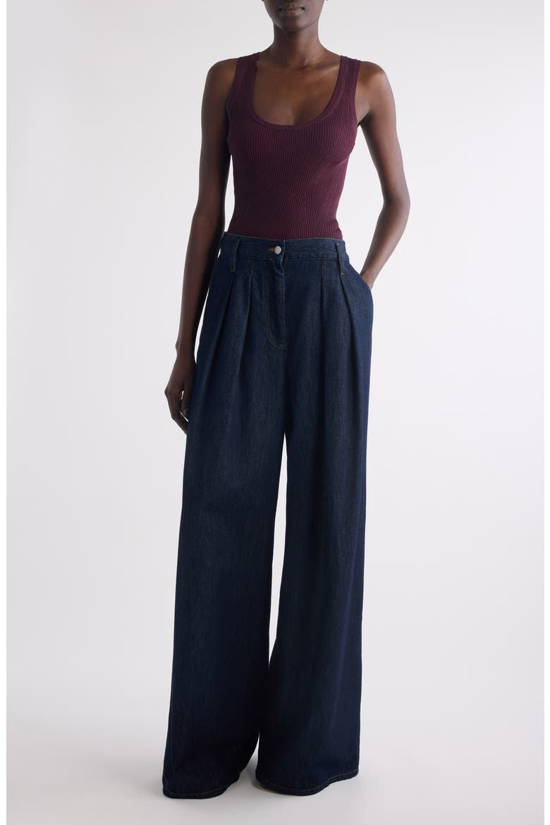 Topaza Ribbed Tank, Alternate, color, BURGUNDY