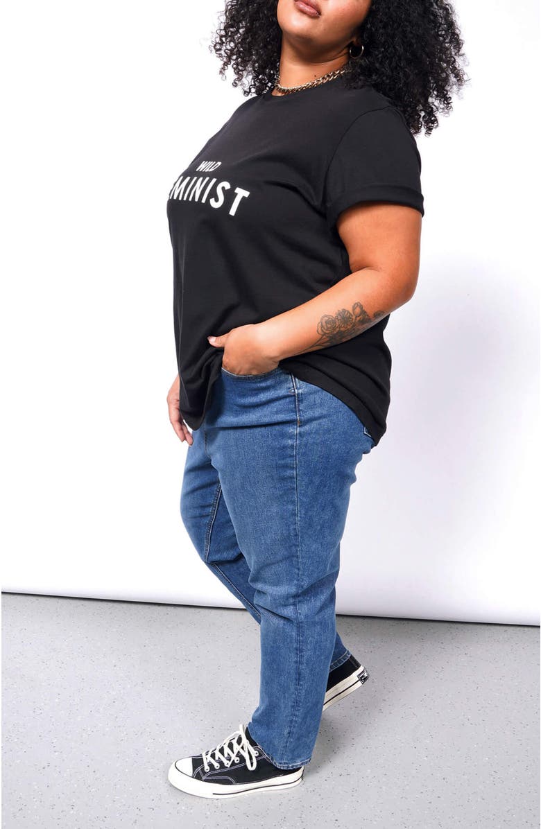 WILDFANG The Wild Feminist <sup>®</sup> Tee, Alternate, color, Wild Feminist Black