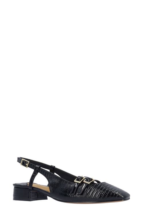 J. RENEÉ J. RENEÉ JOVANA LIZARD EMBOSSED SLINGBACK PUMP 