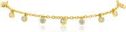 CZ by Kenneth Jay Lane Cubic Zirconia Charm Bracelet