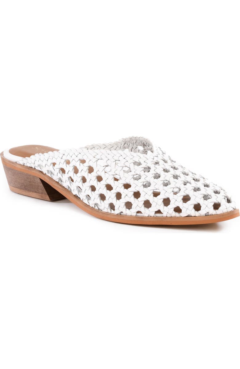 Seychelles Moonshine Woven Mule, Main, color, White