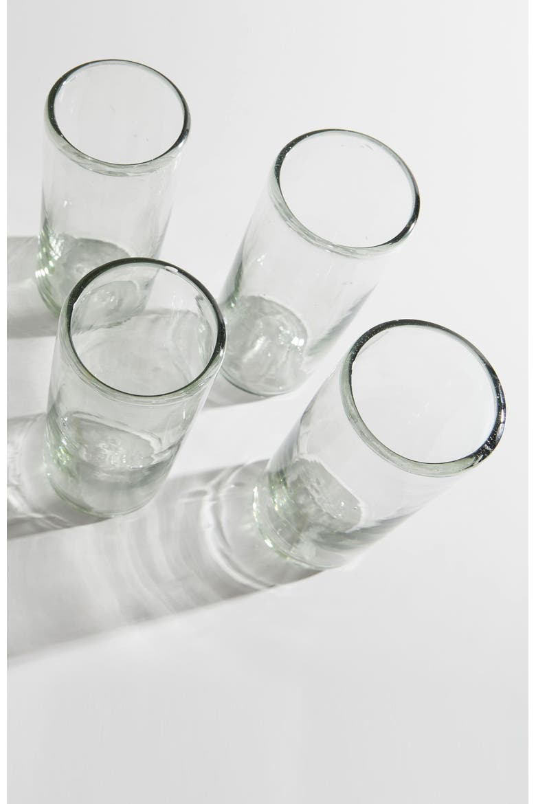 Handblown Glasses Highball - Set of 4, Alternate, color, Clear