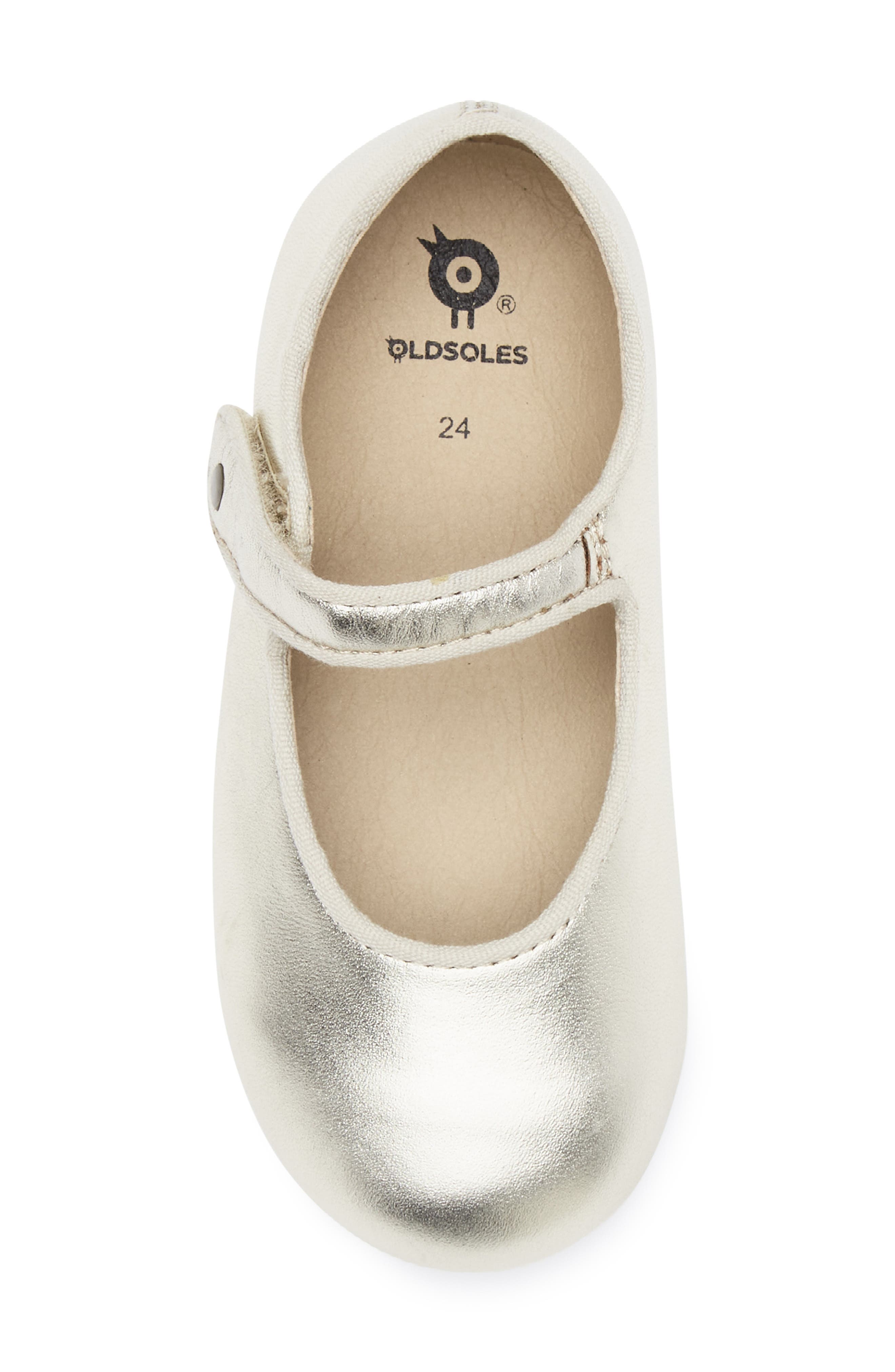 Kids' Lady Jane Flat, Alternate, color, GOLD