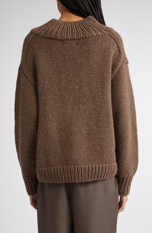 Loulou De Saison Ryle Cashmere Turtleneck Sweater In Brown