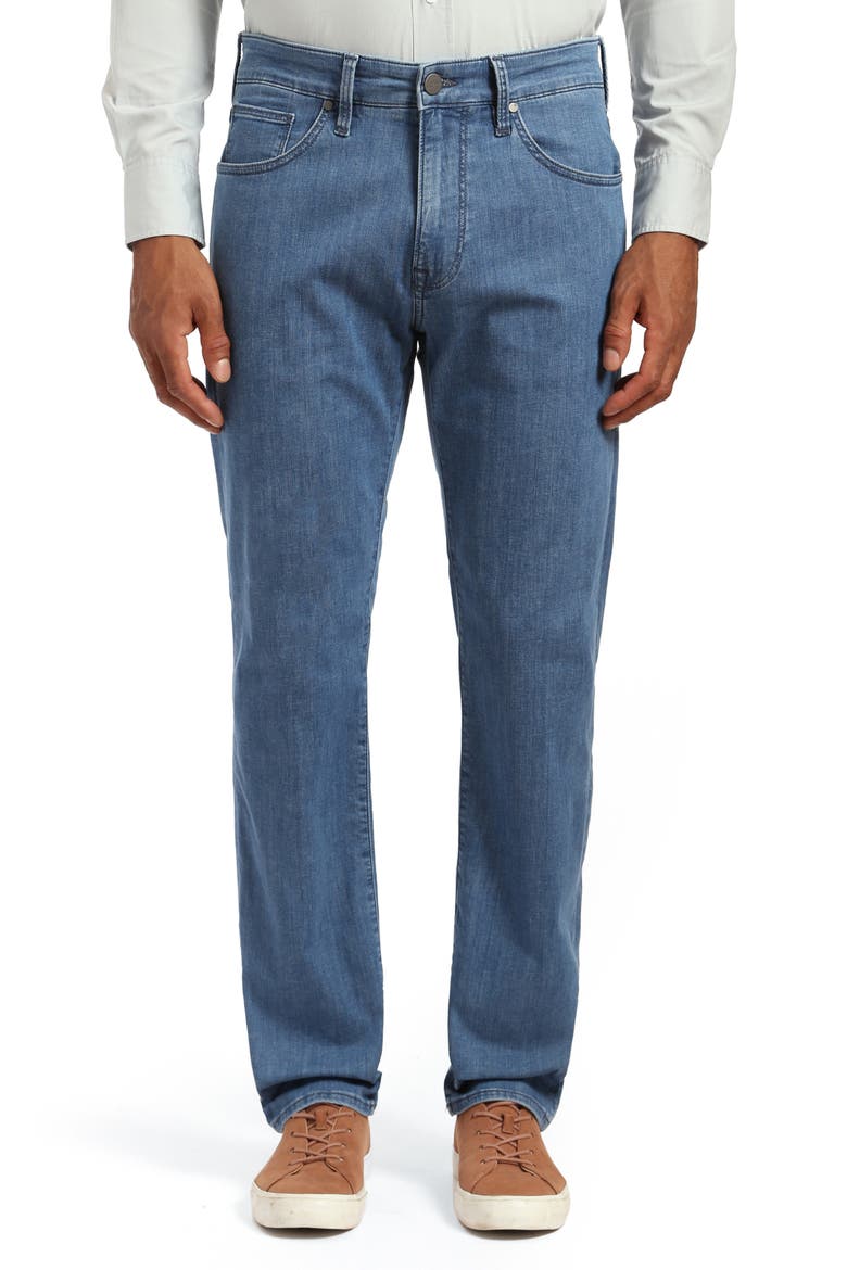 Courage Straight Leg Jeans, Main, color, LIGHT KONA
