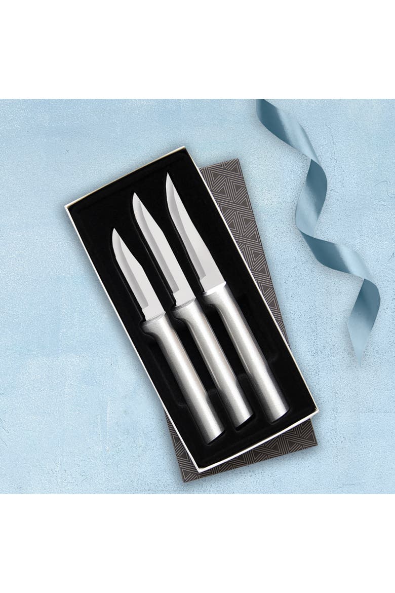 3 Piece Paring Knives Galore Set, Alternate, color, Silver