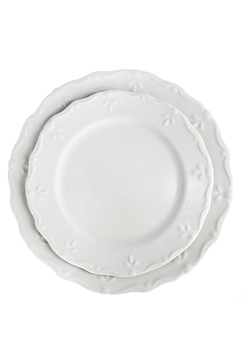 Henryi 16 Piece Porcelain Dinnerware Set, Alternate, color, White
