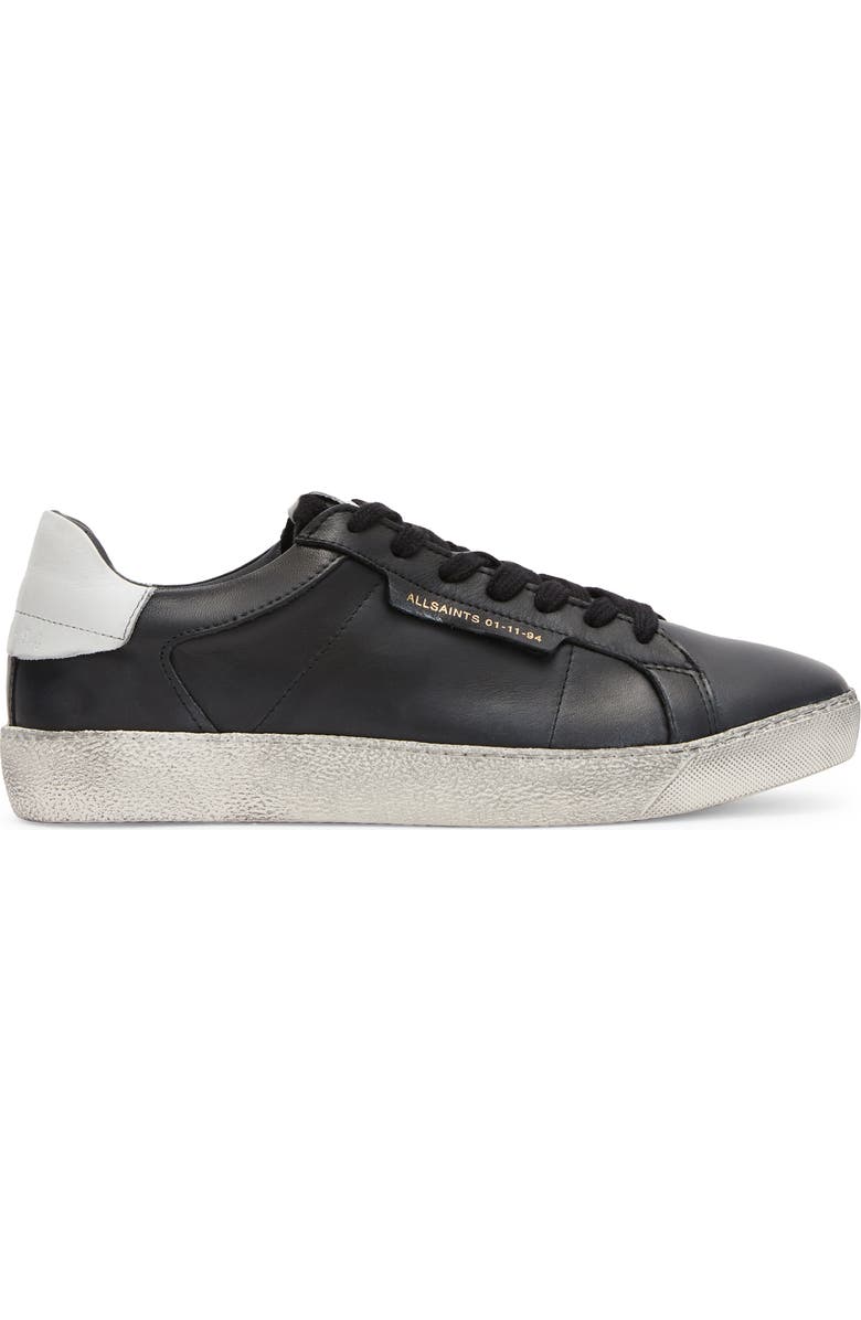 AllSaints Sheer Sneaker, Alternate, color, Black/ White