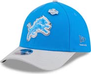 New Era Men's New Era Blue/Silver Detroit Lions 2026 NFL Draft 39THIRTY M-Crown Flex Hat
