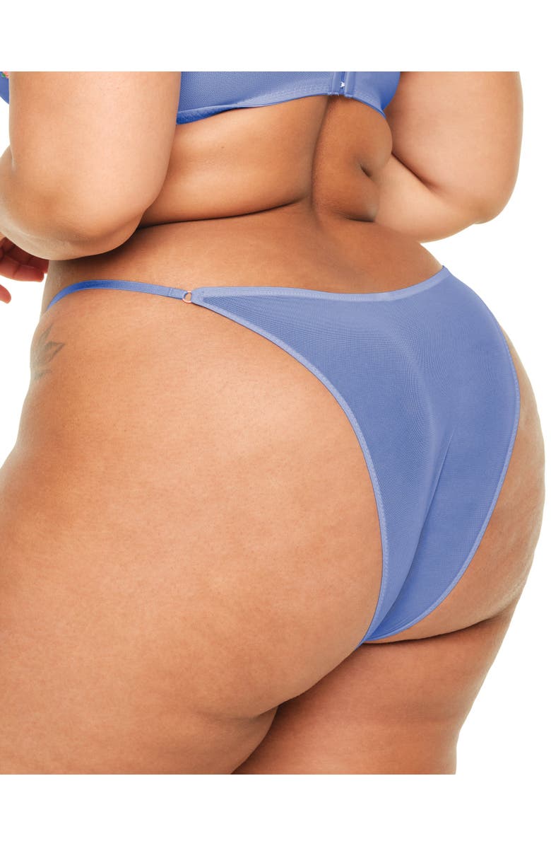 Adore Me Bettie Brazilian Panties, Alternate, color, Medium Blue