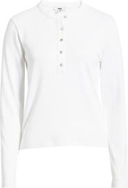 Mavi Jeans Long Sleeve Stretch Cotton Henley