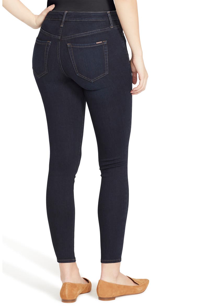 High Waist Ankle Skinny Jeans, Alternate, color, SIREN
