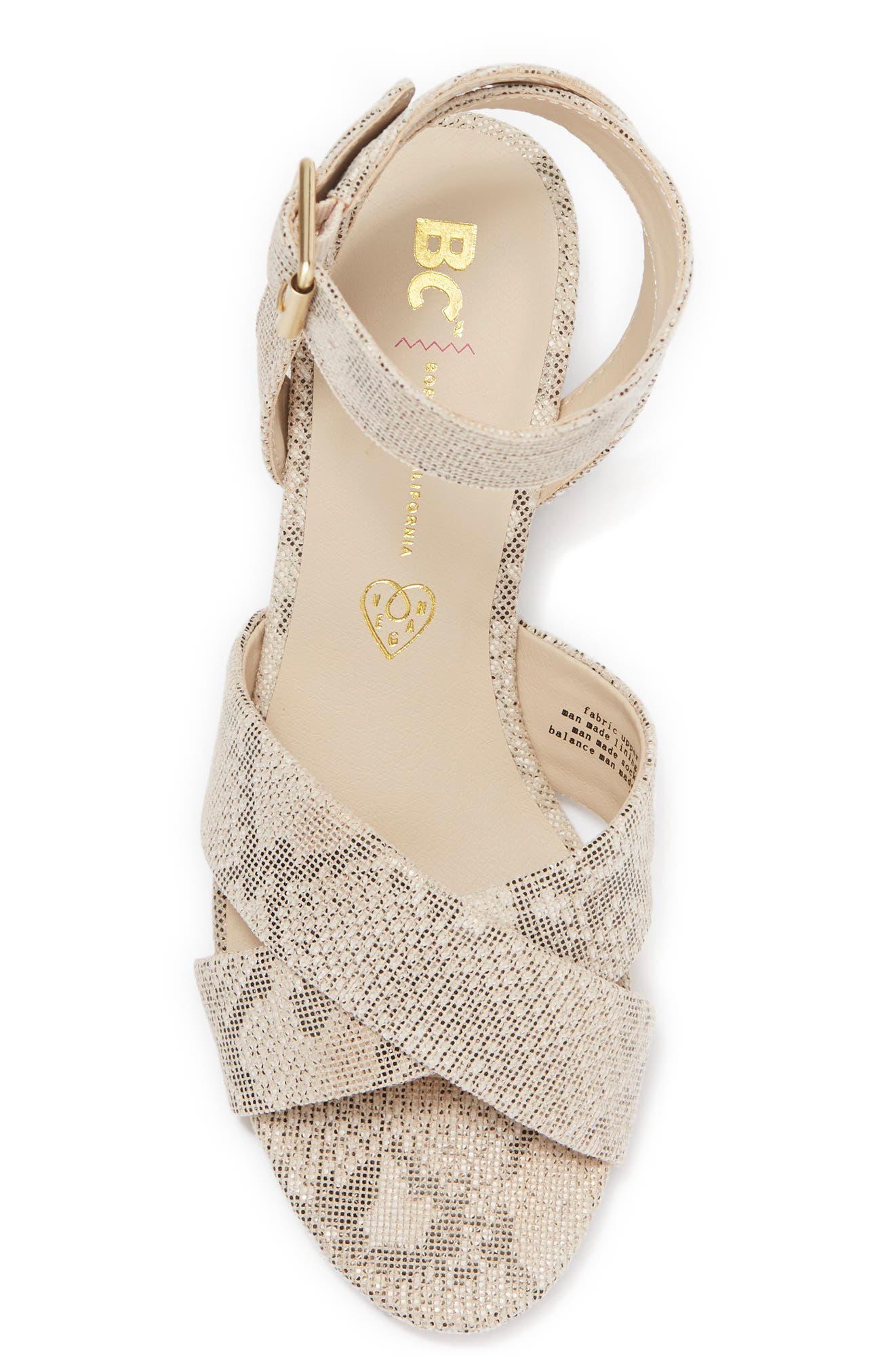 BC Footwear Smell the Roses Ankle Strap Sandal, Alternate, color, 