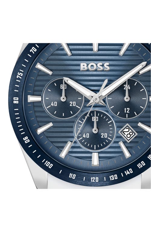 Hugo Boss Strike Chronograph, 41mm In Blue