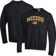 Champion Men's Champion  Black Missouri Tigers Arch Over Logo Pullover Sweatshirt