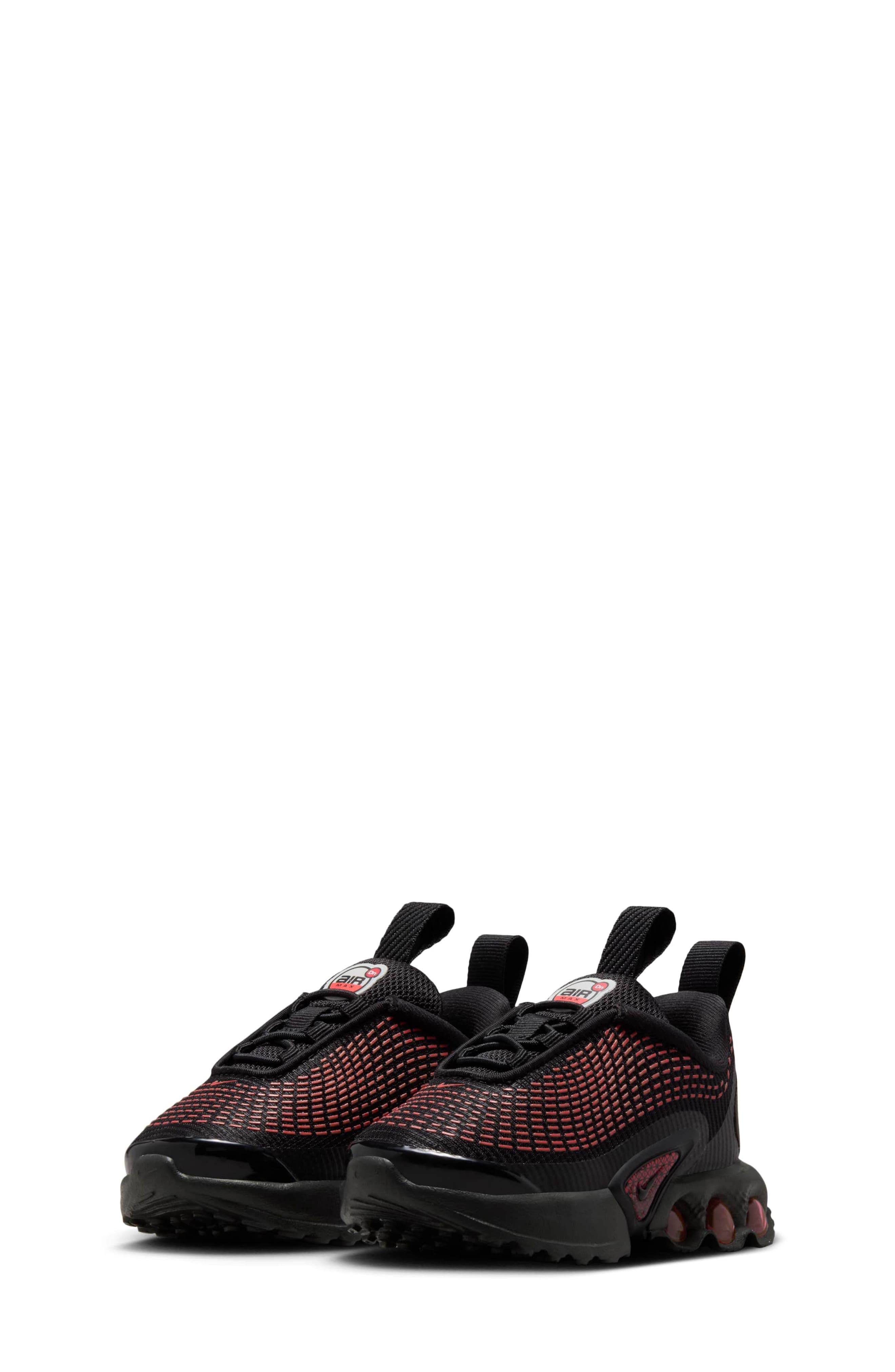 Nike Air Max Dn Sneaker, Main, color, Black/ Black/ Bright Crimson