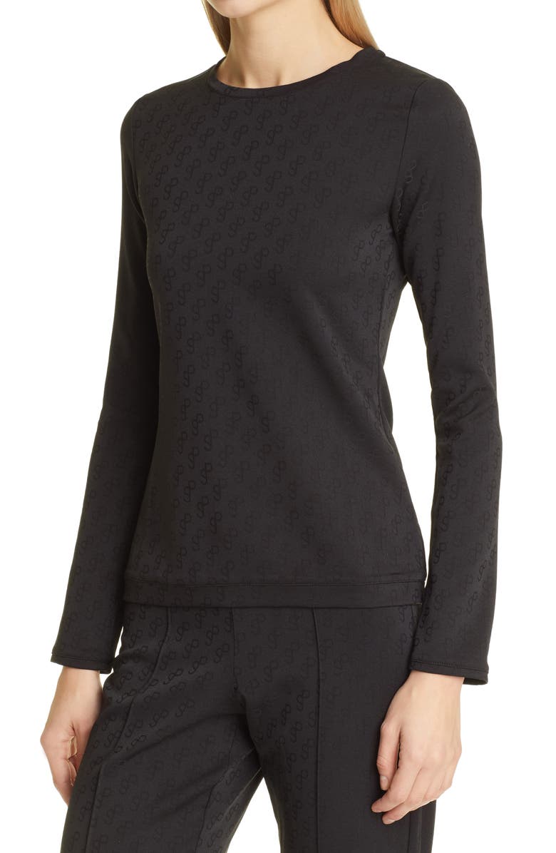 Saks Potts Saya Logo Print Top, Alternate, color, 