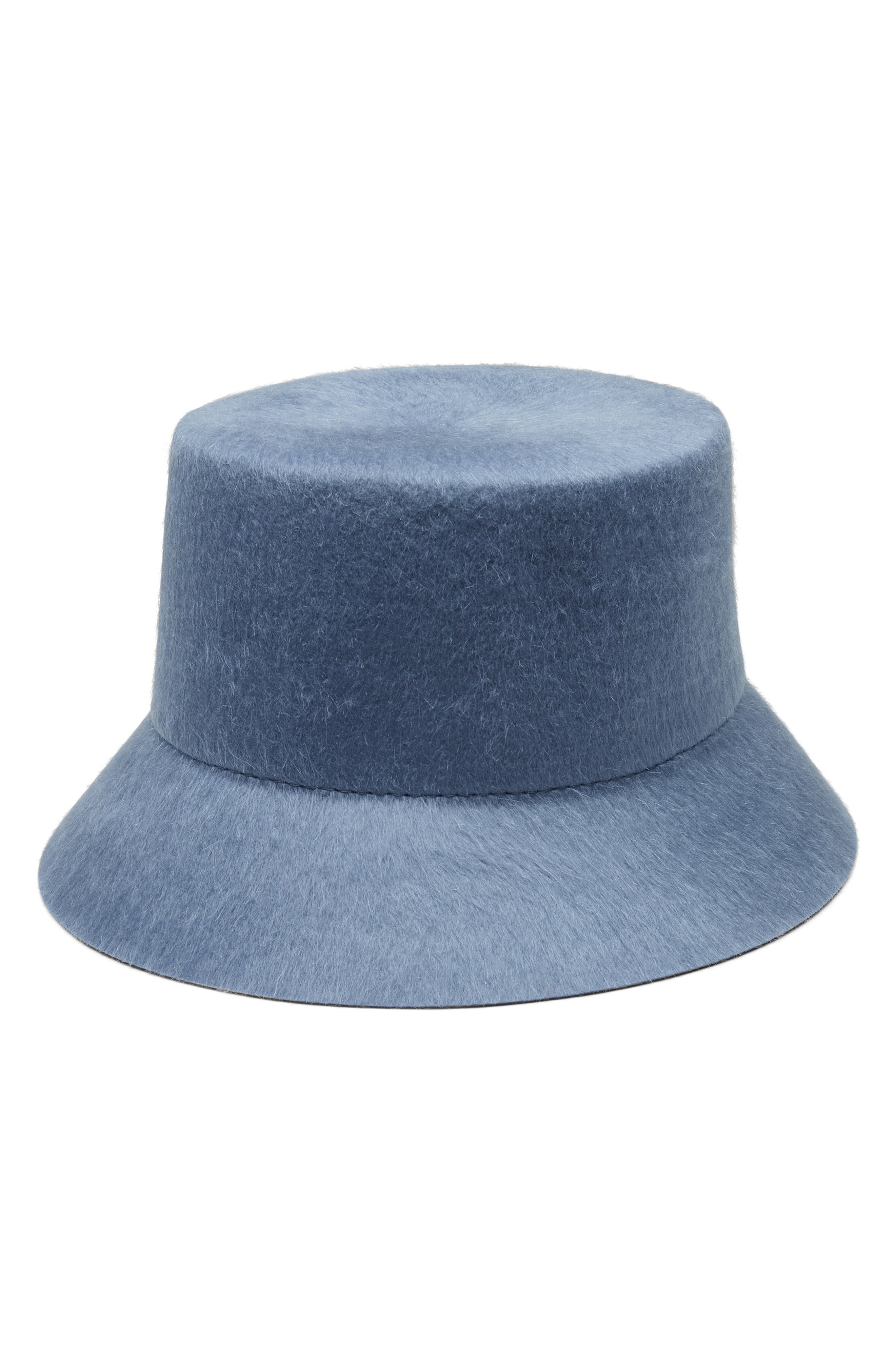 Wyeth Mohair Bucket Hat In Blue