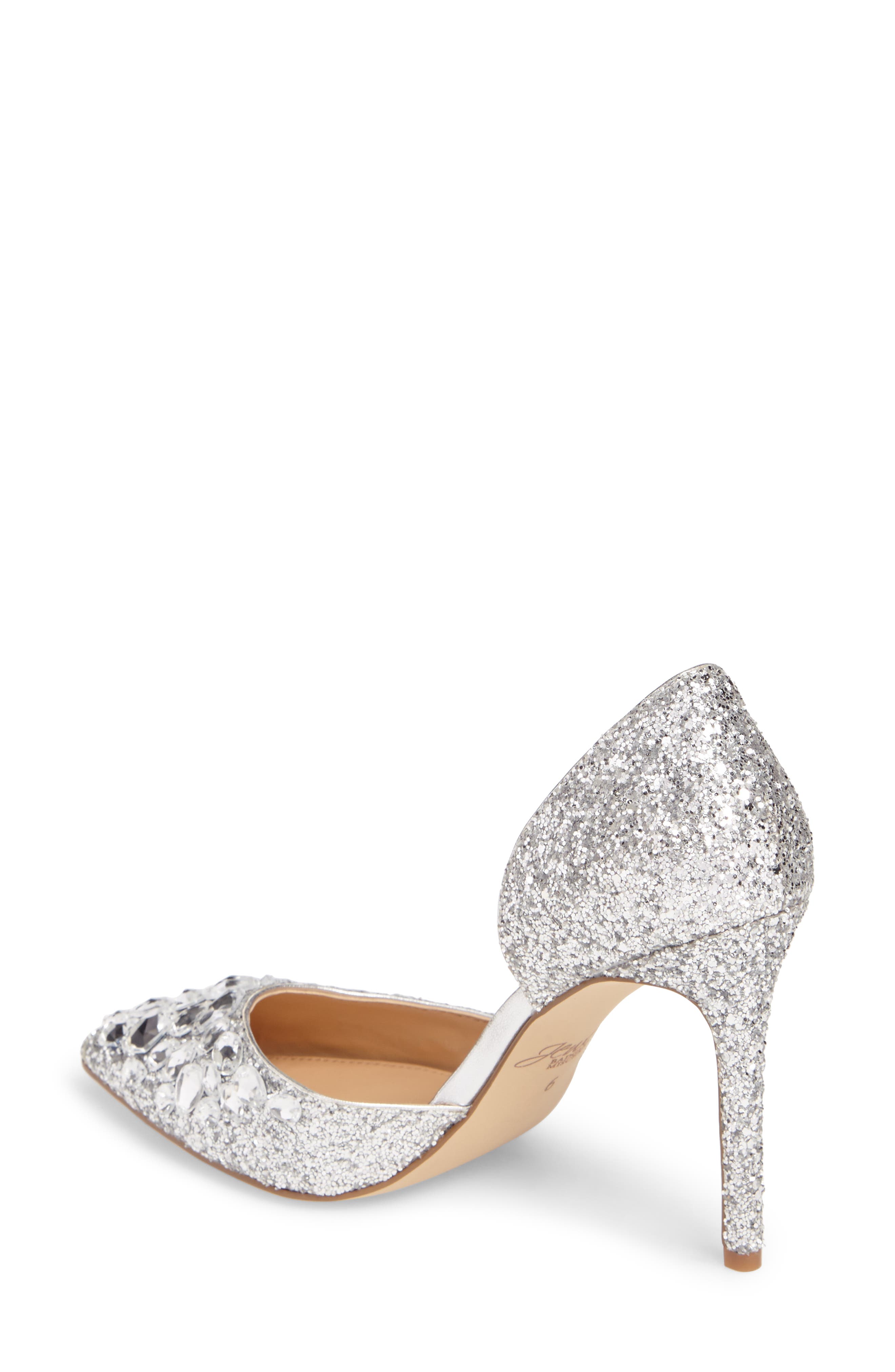 Jewel Badgley Mischka Upton Embellished Pump, Alternate, color, 