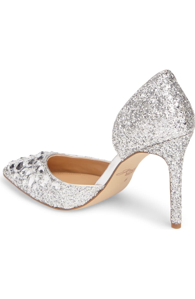 Jewel Badgley Mischka Upton Embellished Pump, Alternate, color,