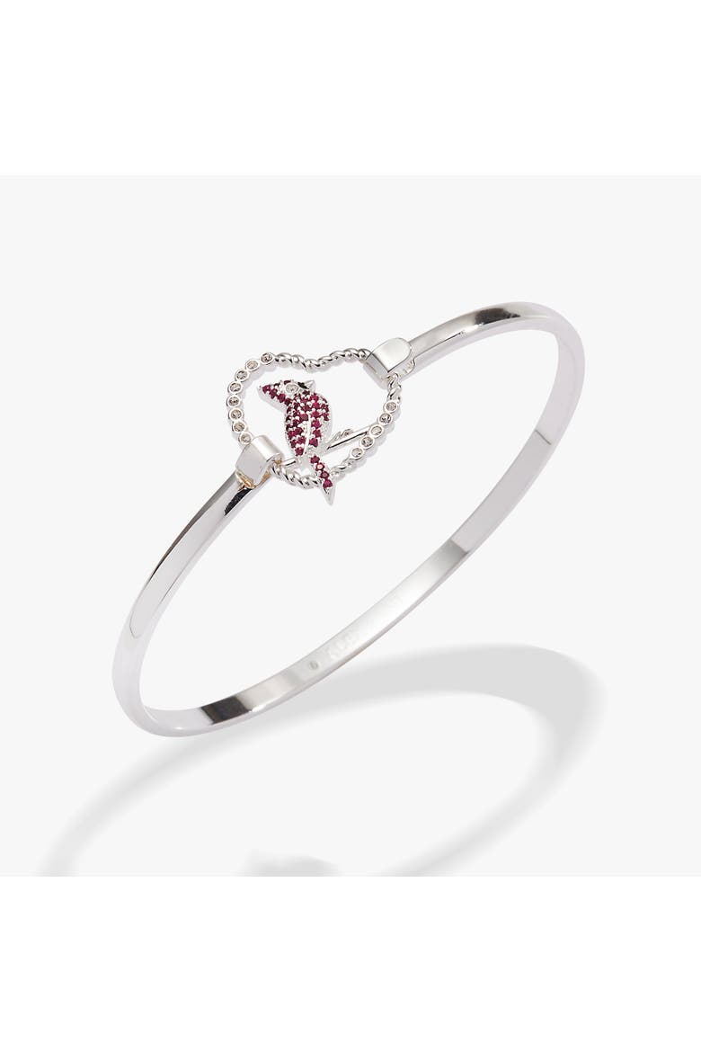 Cardinal Bangle, Alternate, color, Silver