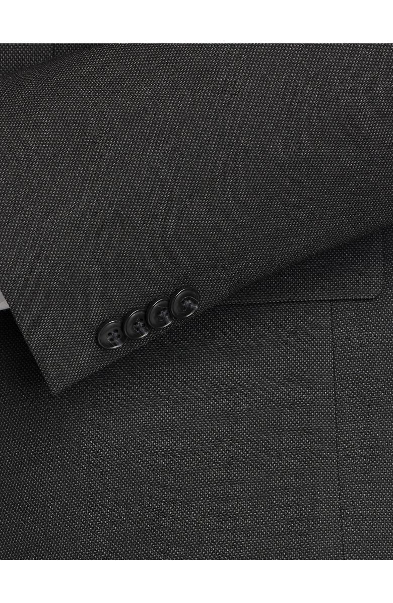 Michael Kors Big & Tall Birdseye Suit Jacket, Alternate, color, Charcoal