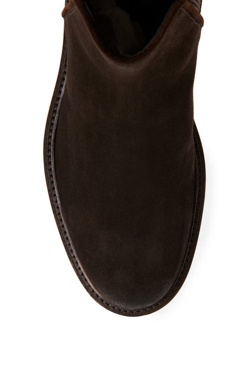 Hugo Boss Boss Julio Lugged Suede Chelsea Boot In Brown