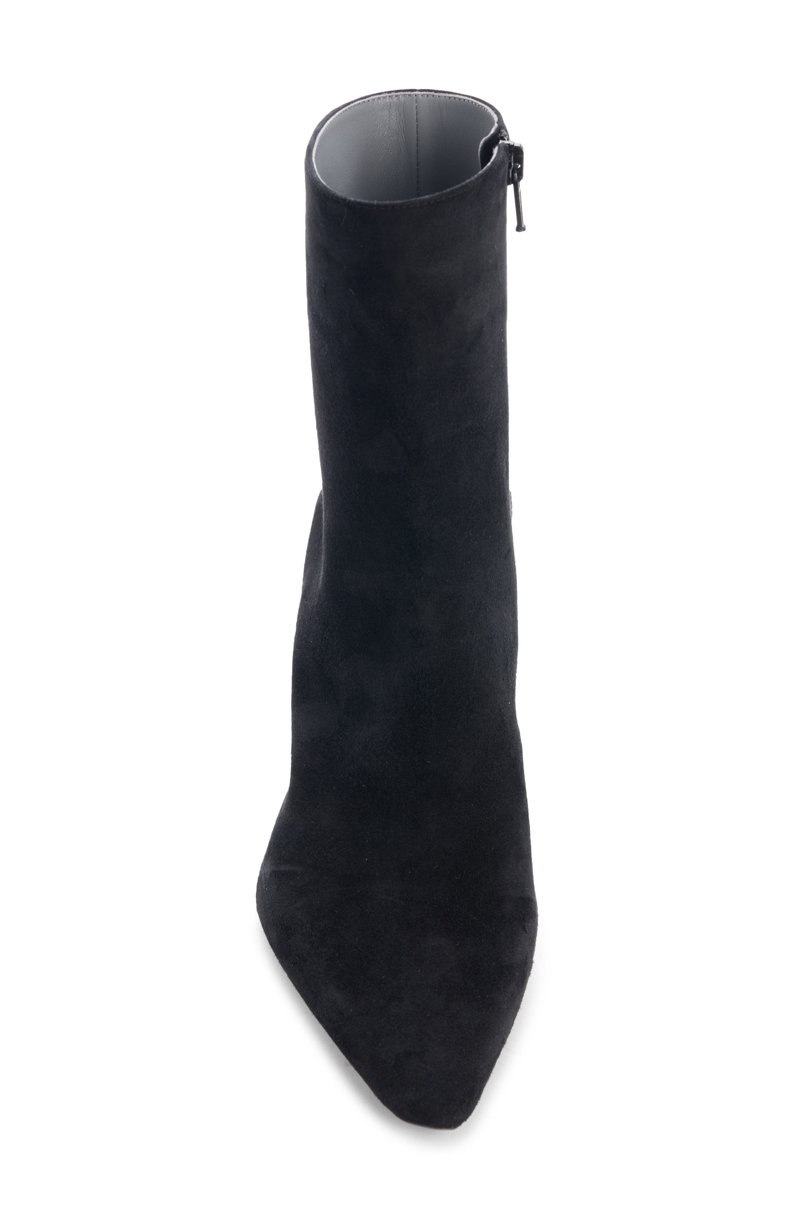 Duchesse Leather Bootie, Alternate, color, 1080 BLACK/ GOLD