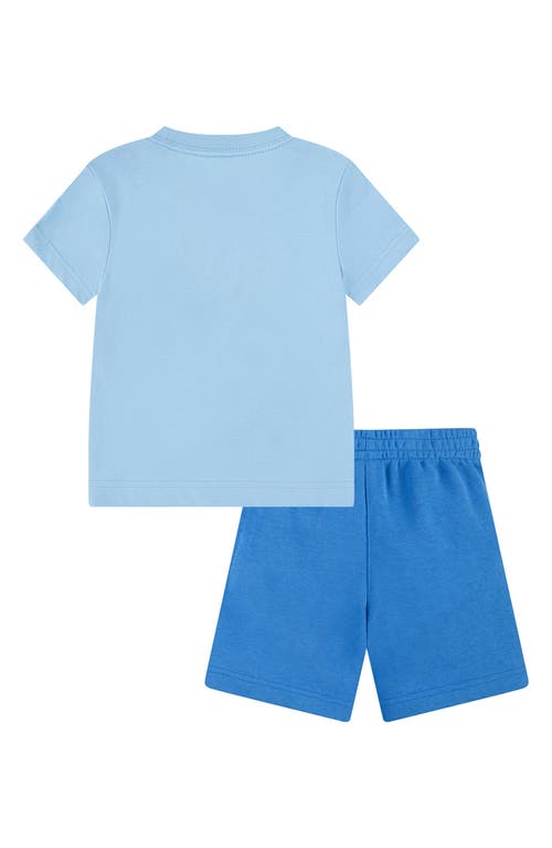 Nike Little Boys Fleece Short Set In Light Photo Blue