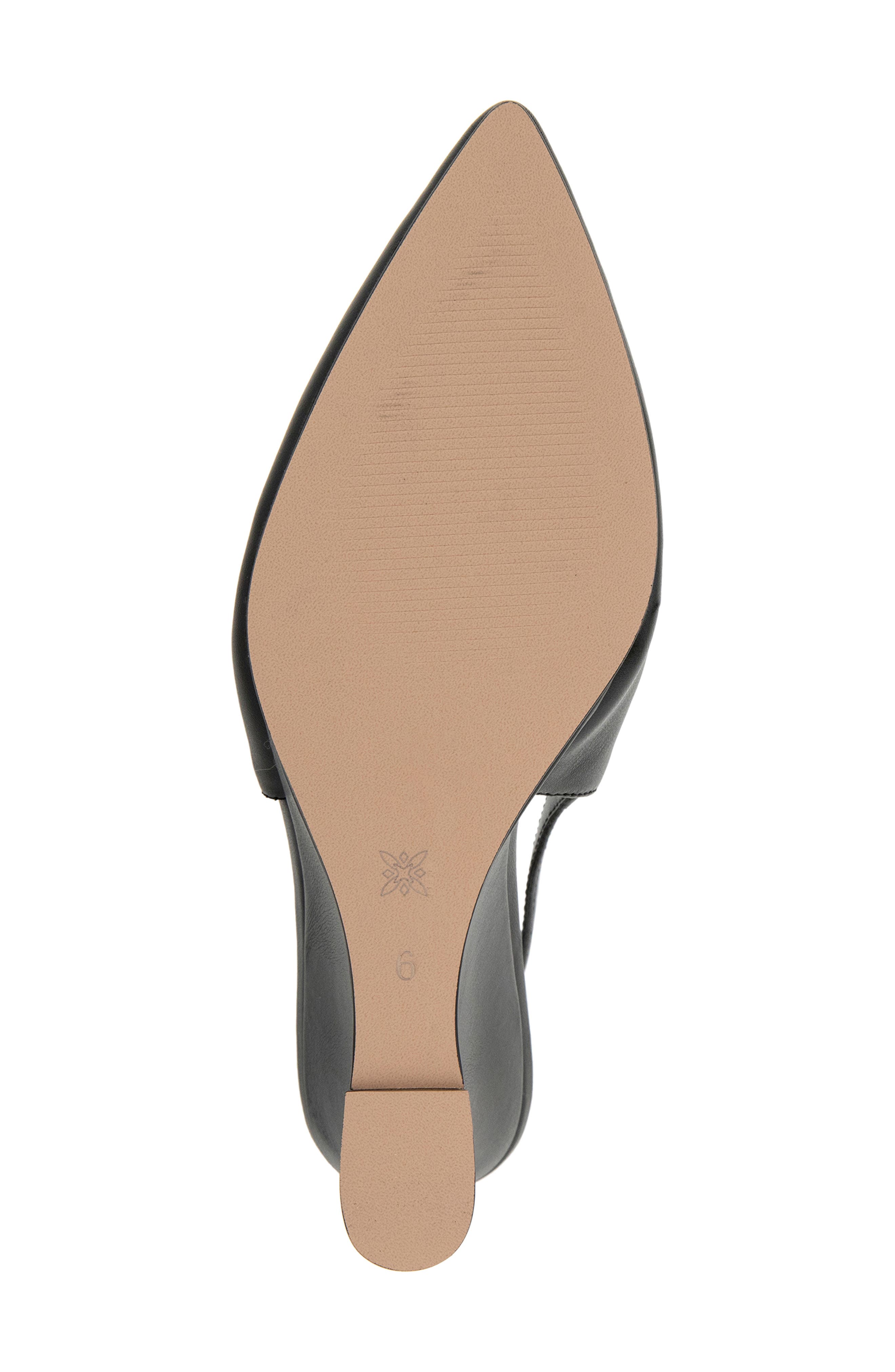 BCBGeneration Xyla Slingback Pointed Toe Wedge Pump, Alternate, color, Black