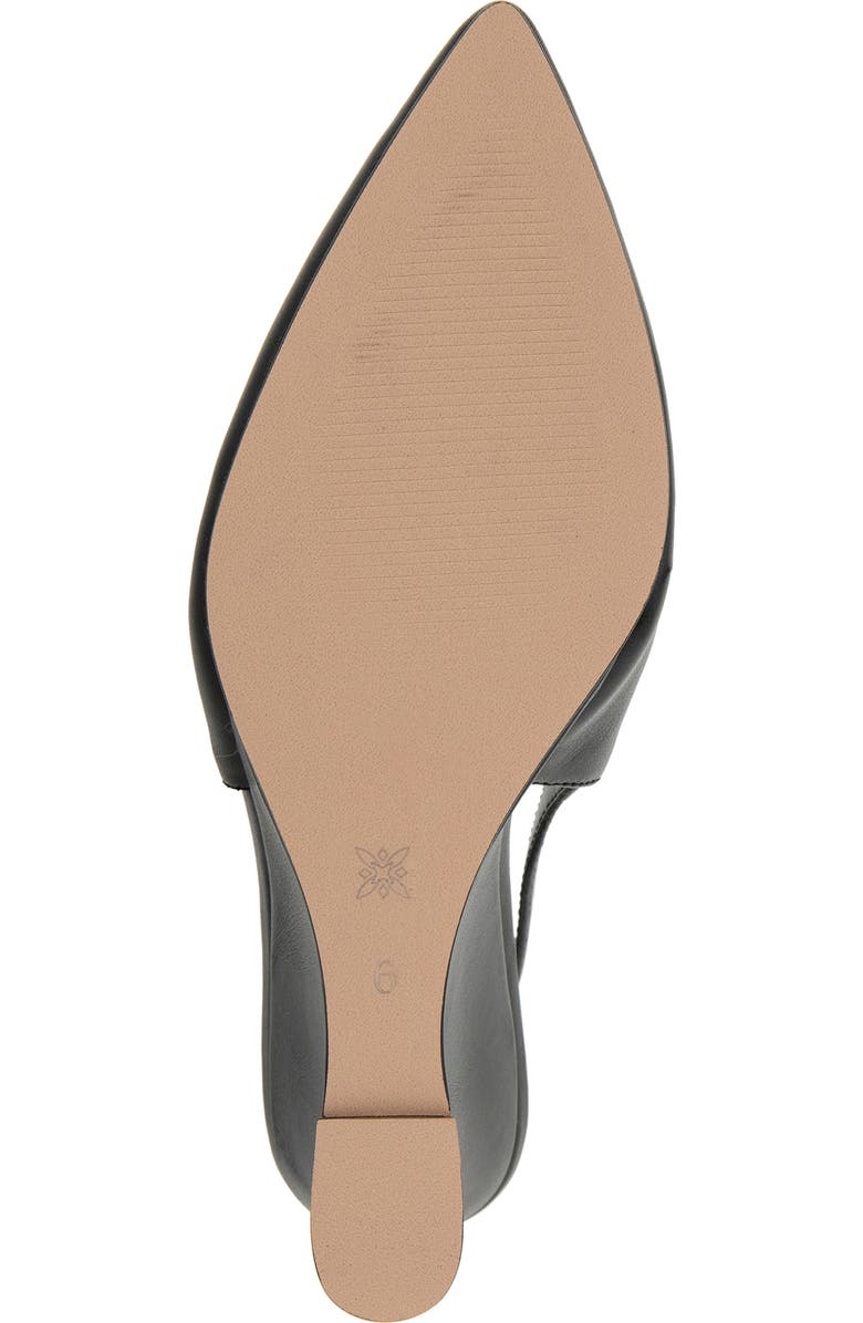 BCBGeneration Xyla Slingback Pointed Toe Wedge Pump, Alternate, color, Black