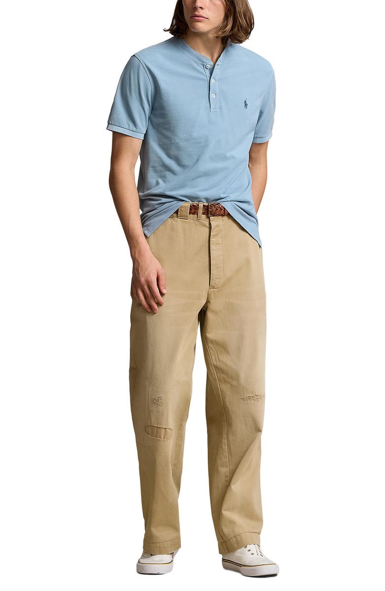 Polo Ralph Lauren Featherweight Cotton Piqué Henley, Alternate, color,