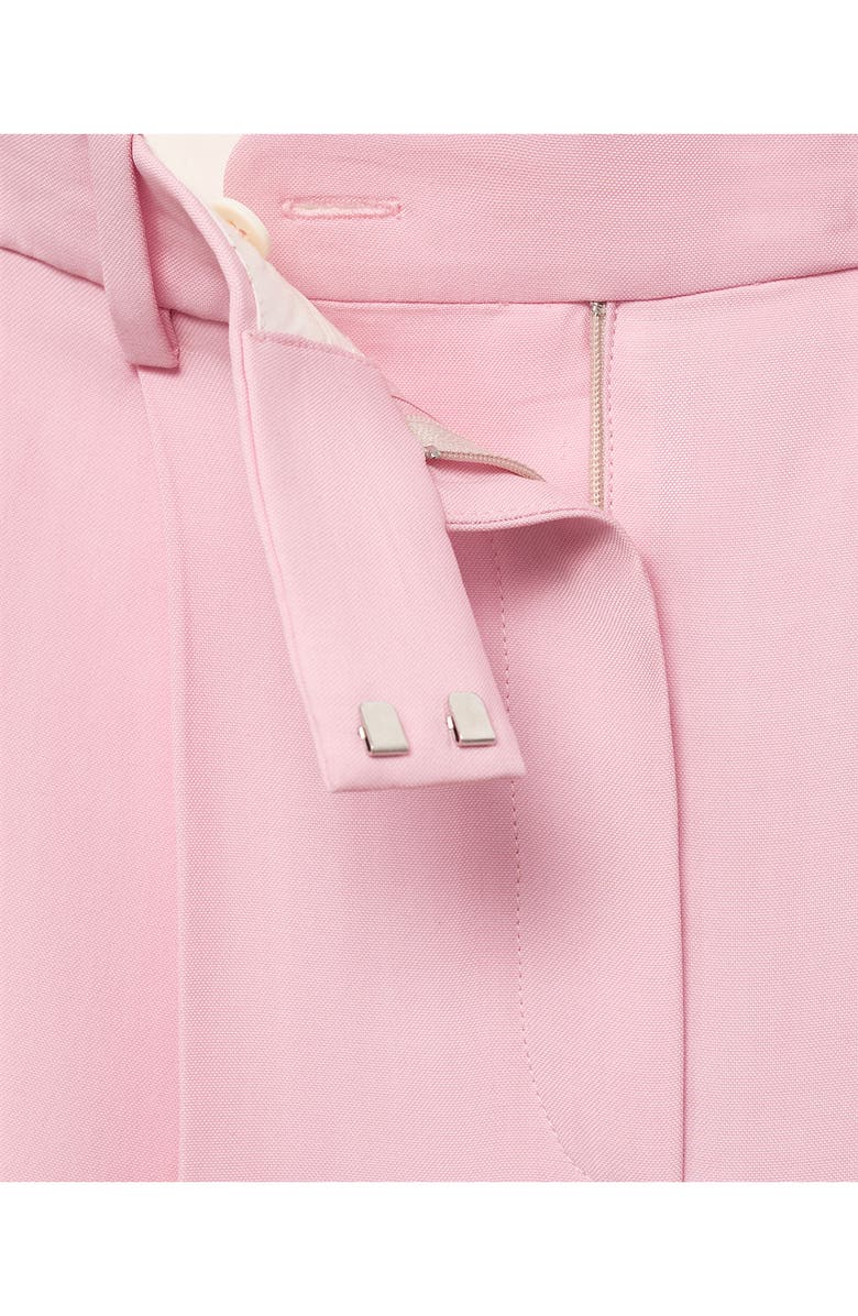 MANGO Pleat Front Wide Leg Pants, Alternate, color, Pink