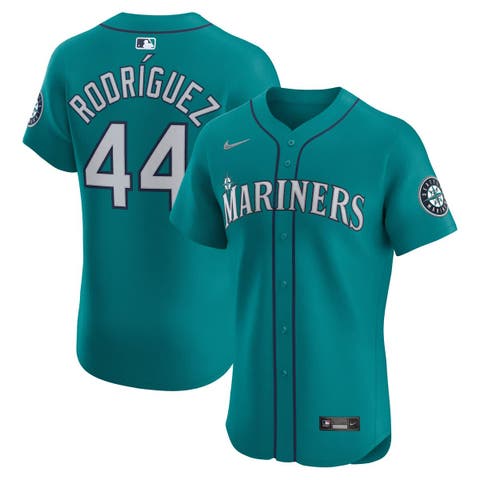 Men's Nike Julio Rodríguez Aqua Seattle Mariners Alternate Elite Jersey