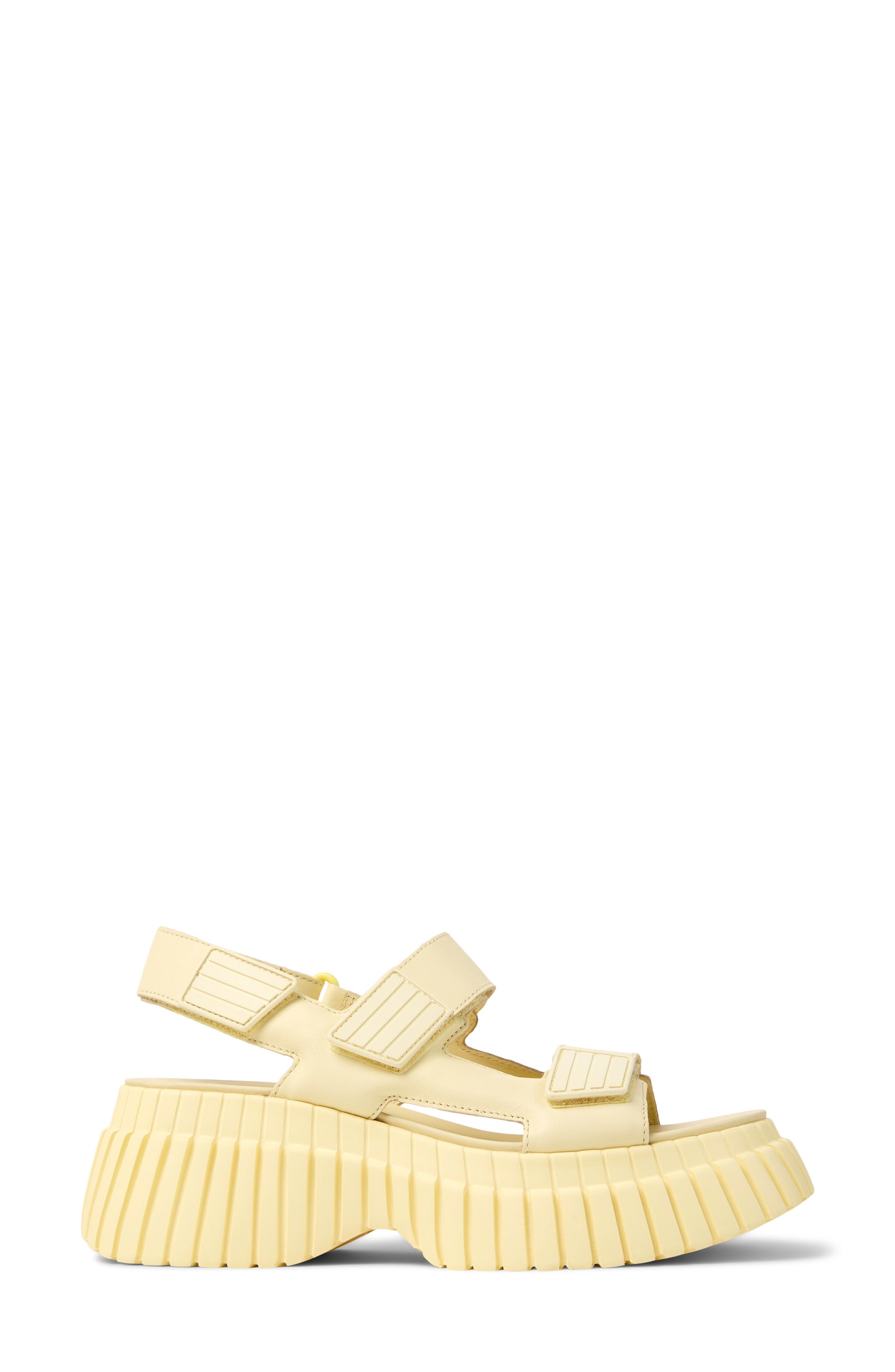 Camper Pix BCN Platform Sandal, Alternate, color, Light Pastel Yellow