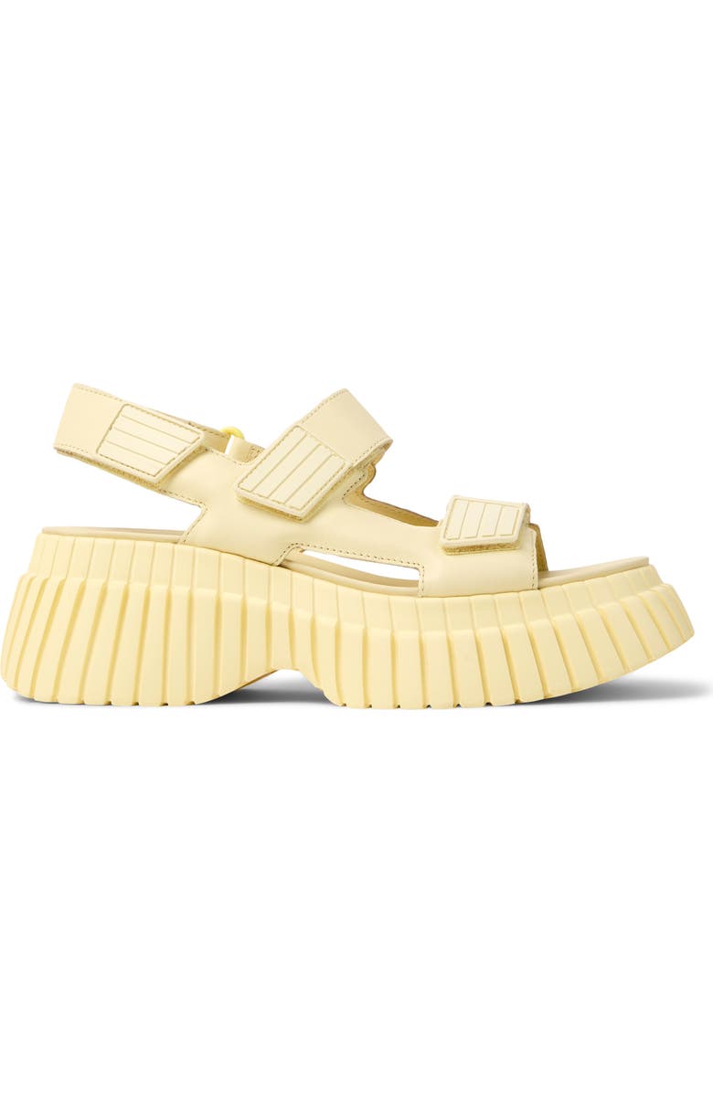 Camper Pix BCN Platform Sandal, Alternate, color, Light Pastel Yellow