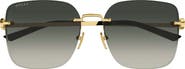 Gucci GG2229SA 60mm Polarized Gradient Butterfly Sunglasses