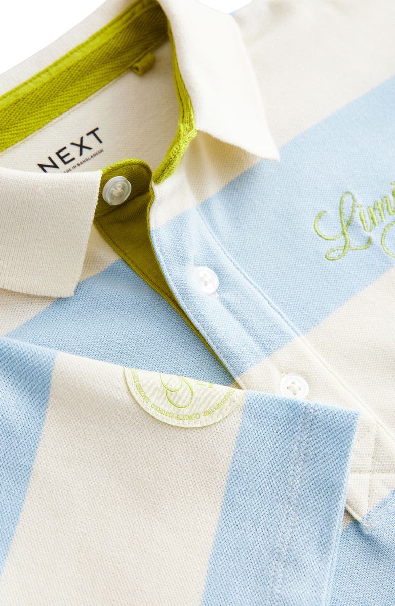 NEXT Kids' Stripe Cotton Piqué Polo, Alternate, color, 