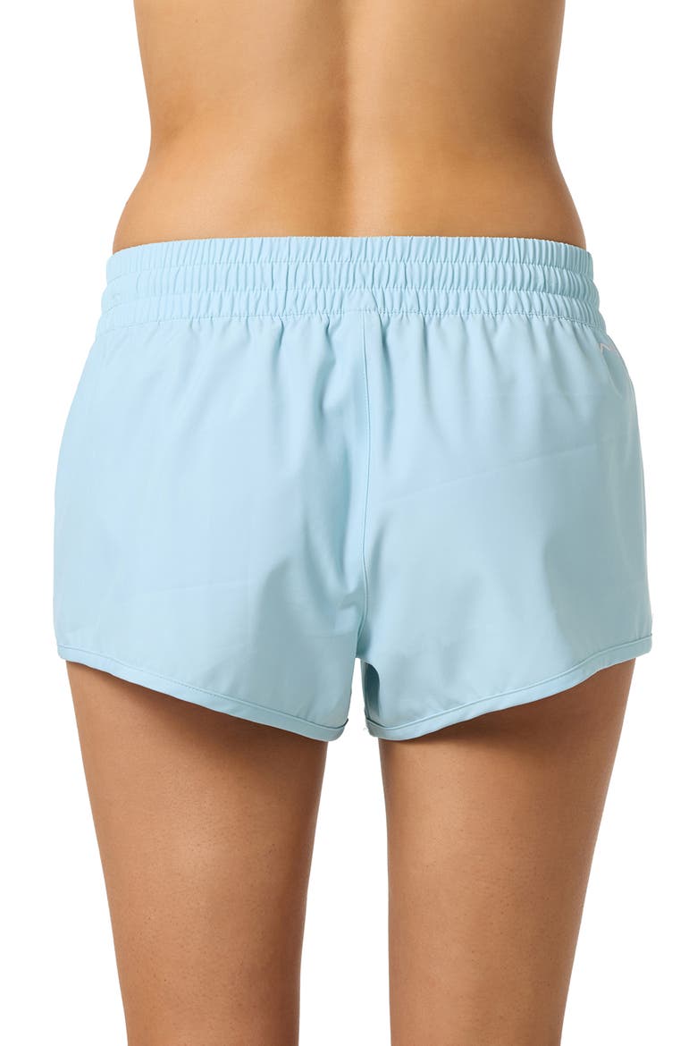 Balboa Saltwater Solids Cover-Up Shorts, Alternate, color, STRATOSPHERE