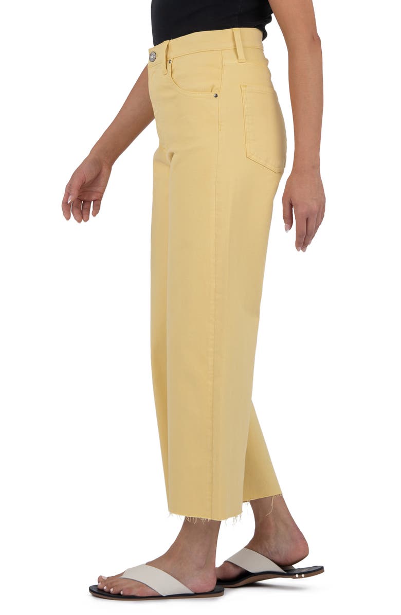 KUT from the Kloth Gwen High Waist Crop Wide Leg Jeans, Alternate, color,