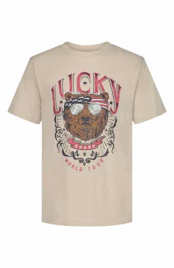 Lucky Brand Kids' World Tour Bear Graphic T-Shirt