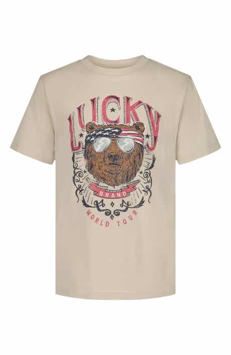 Lucky Brand Kids' World Tour Bear Graphic T-Shirt