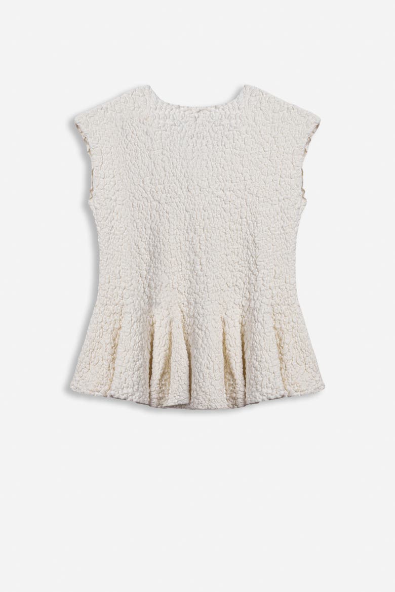 Accessory Detail Crew Neck Knit Top, Alternate, color, Ivory