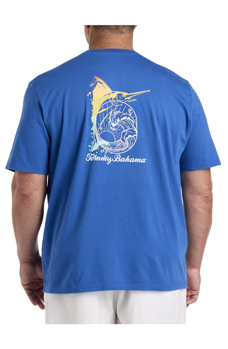 Tommy Bahama Big & Tall Marlin Rising Graphic Tee, Alternate, color, 