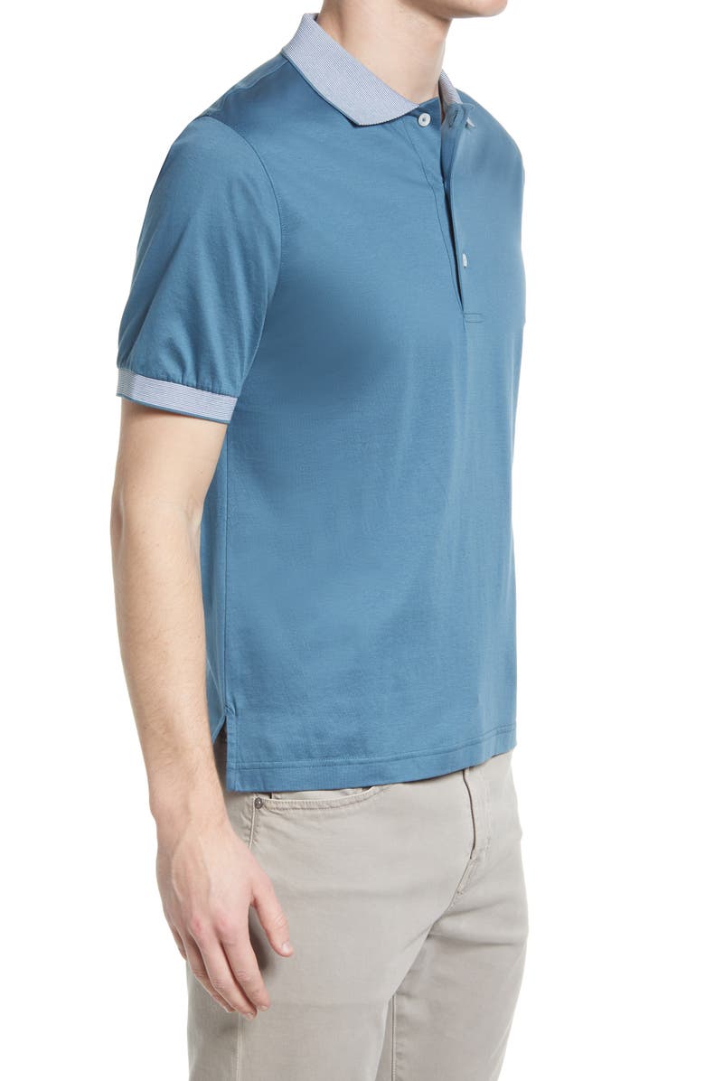 Scott Barber Men's Mercerized Cotton Polo Shirt, Alternate, color, 