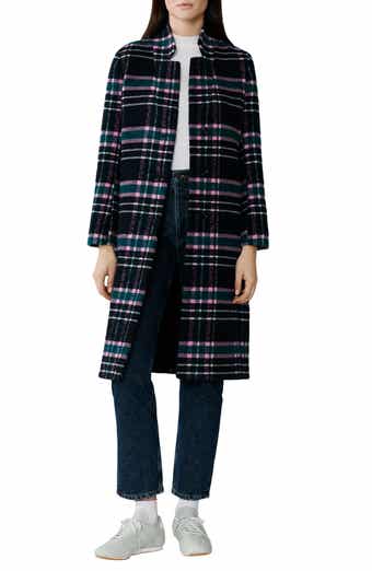Soia & Kyo Diane Plaid Single Breasted Coat
