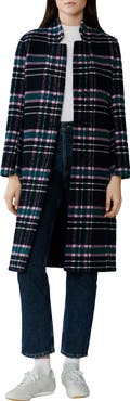 Soia & Kyo Diane Plaid Single Breasted Coat