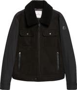 Moncler Zerique Mixed Media Down Jacket