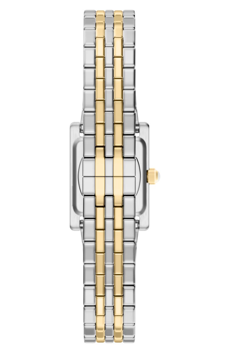 Emporio Armani Small Mother-of-Pearl Tank Bracelet Watch, 19mm x 26mm, Alternate, color,