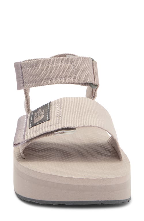 The North Face Skeena Platform Sport Sandal In Moonstone Grey/smoked Pearl